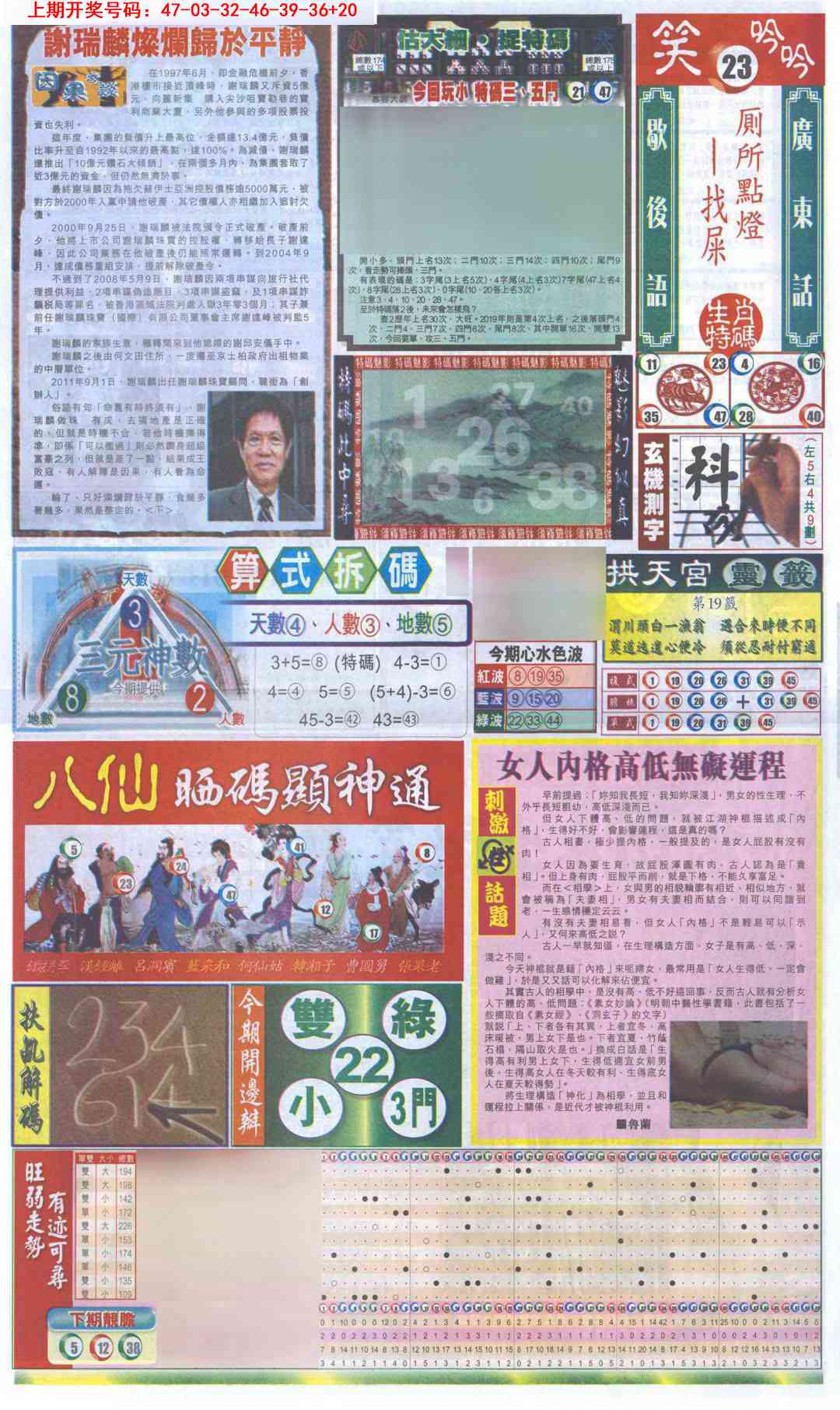103期新报跑狗-1(正面)[图]